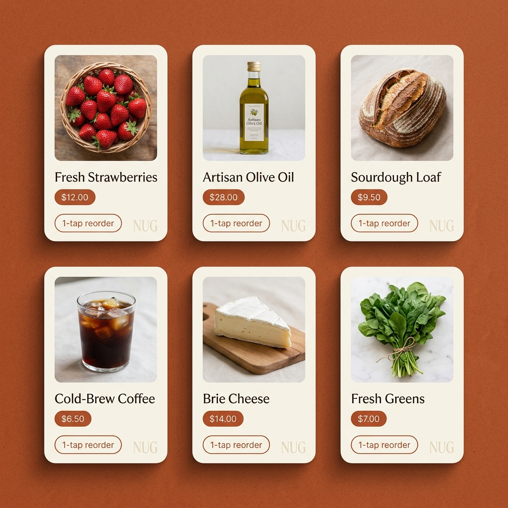 NUG product catalog