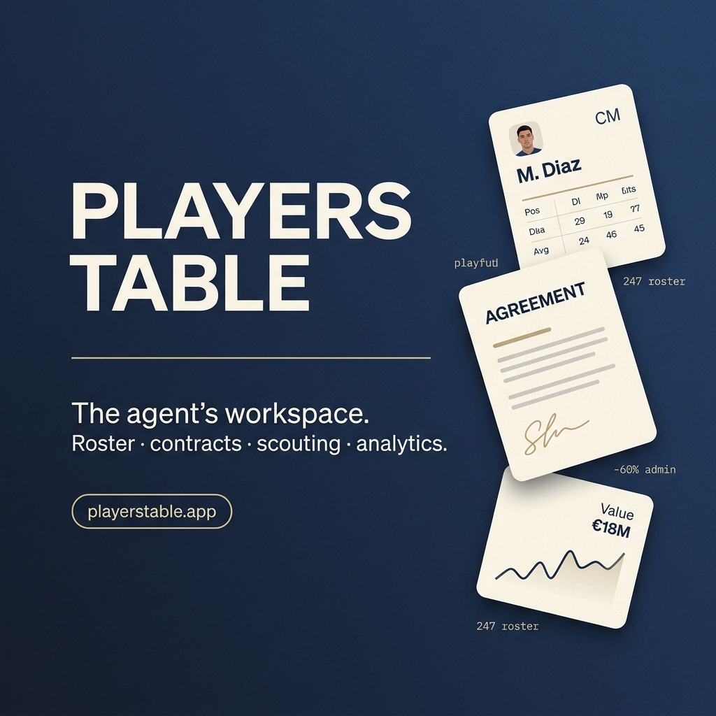 Players Table brand identity