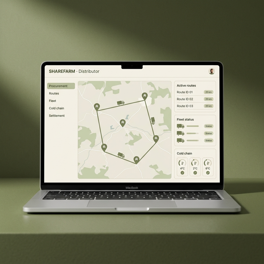 ShareFarm distributor console